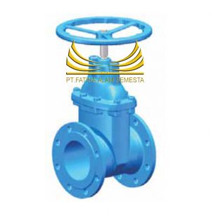 WEFLO Fig. 3276 2"-12” inch - DIN 3352 NRS Resilient Seated Gate Valve