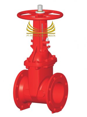 Weflo OS&Y Resilient Seated Gate Valve Flanged Ends FIG. F0111-300